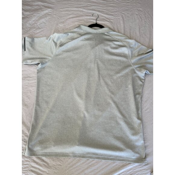 Eddie Bauer Mens Freedry Gray‎ Polo XL short sleeve collared polyester pullover - Picture 3 of 6